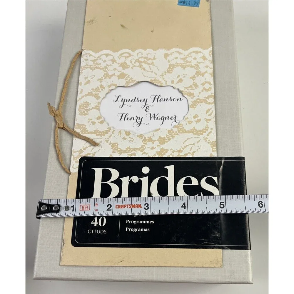 Wedding Program Kit - Print Your Own - Brand NEW - 40 Qty in Box